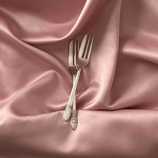 Set of 2 Personalised Vintage Cake Forks