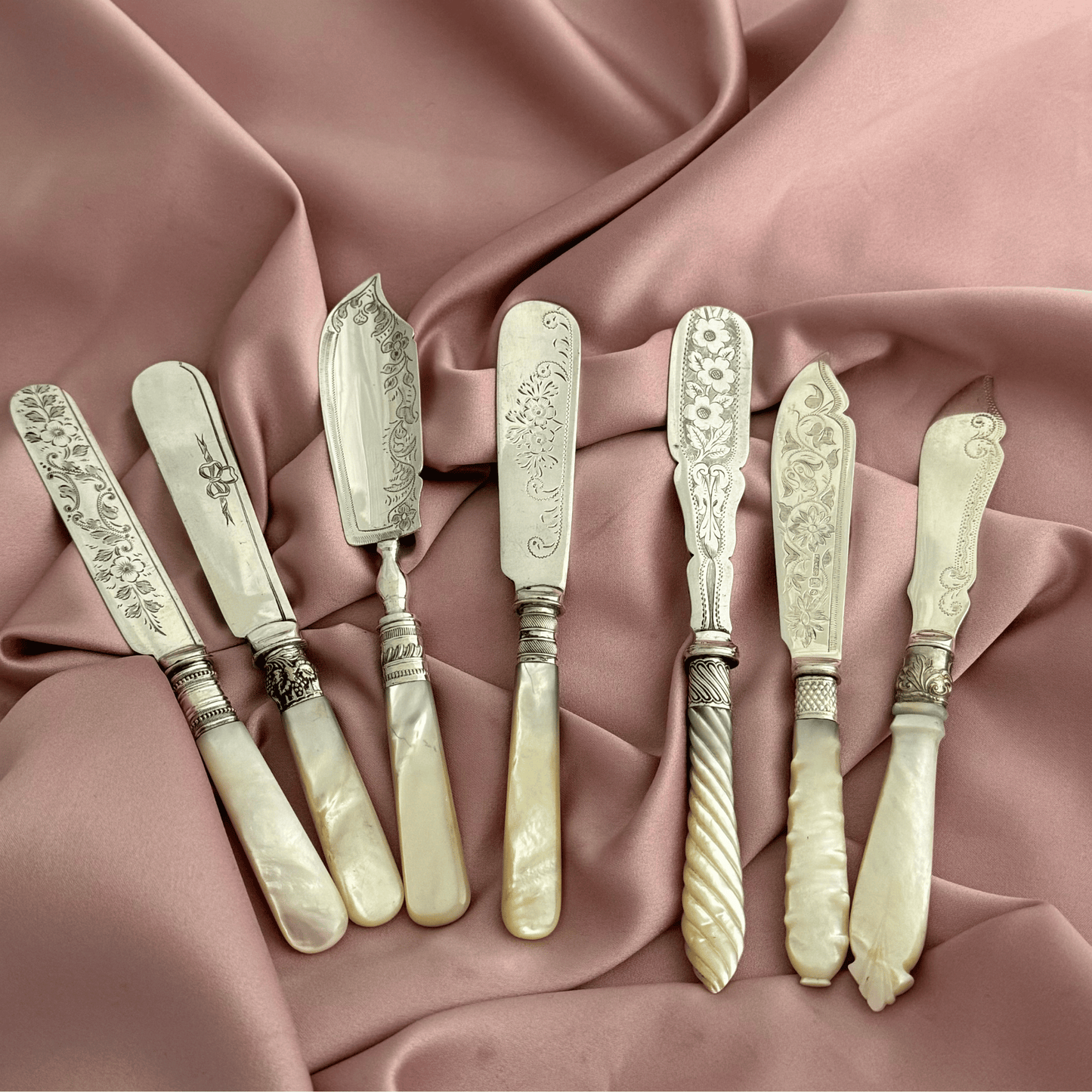 Personalised Vintage Mother Of Pearl Butter Spreader