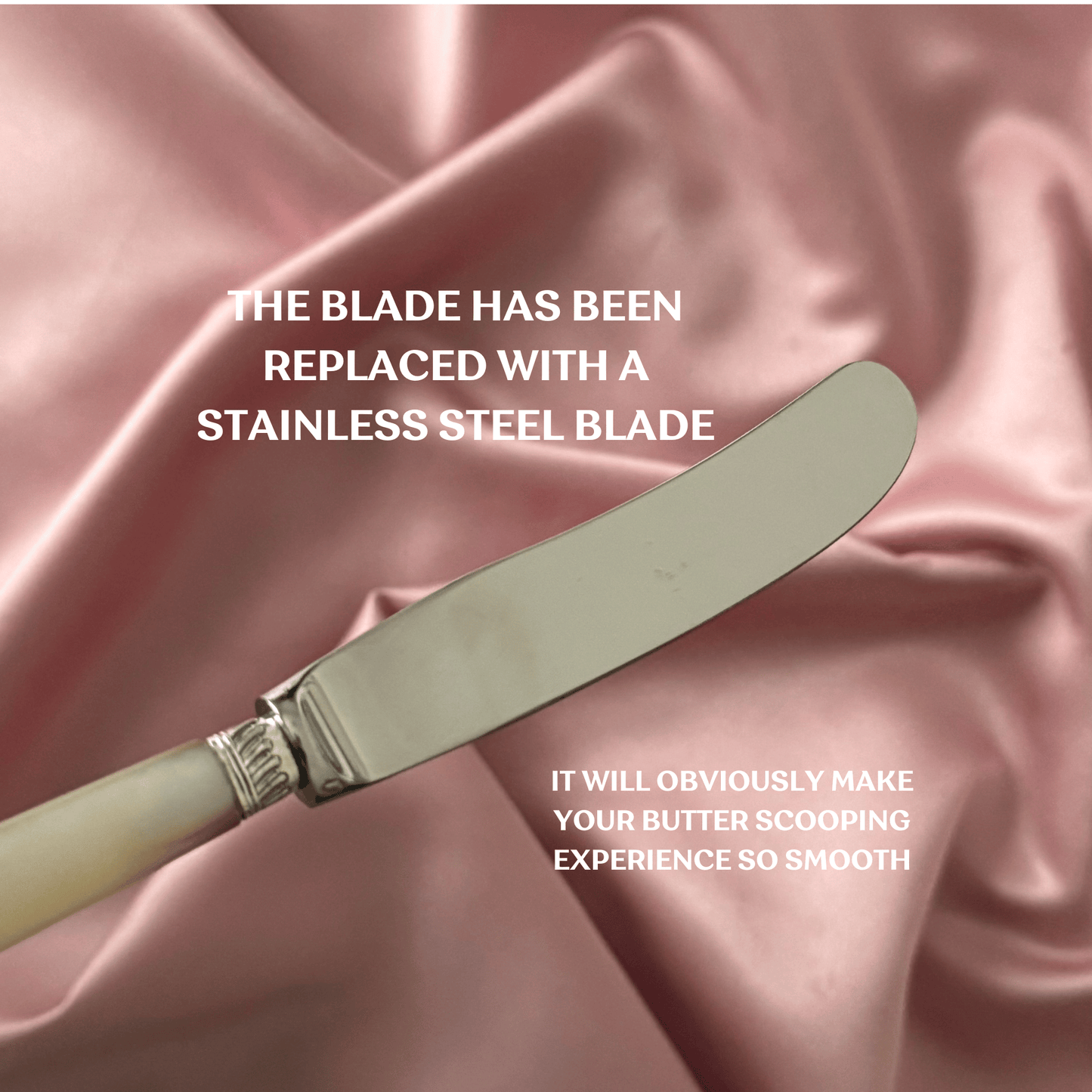 Personalised Mother Of Pearl Butter Knife