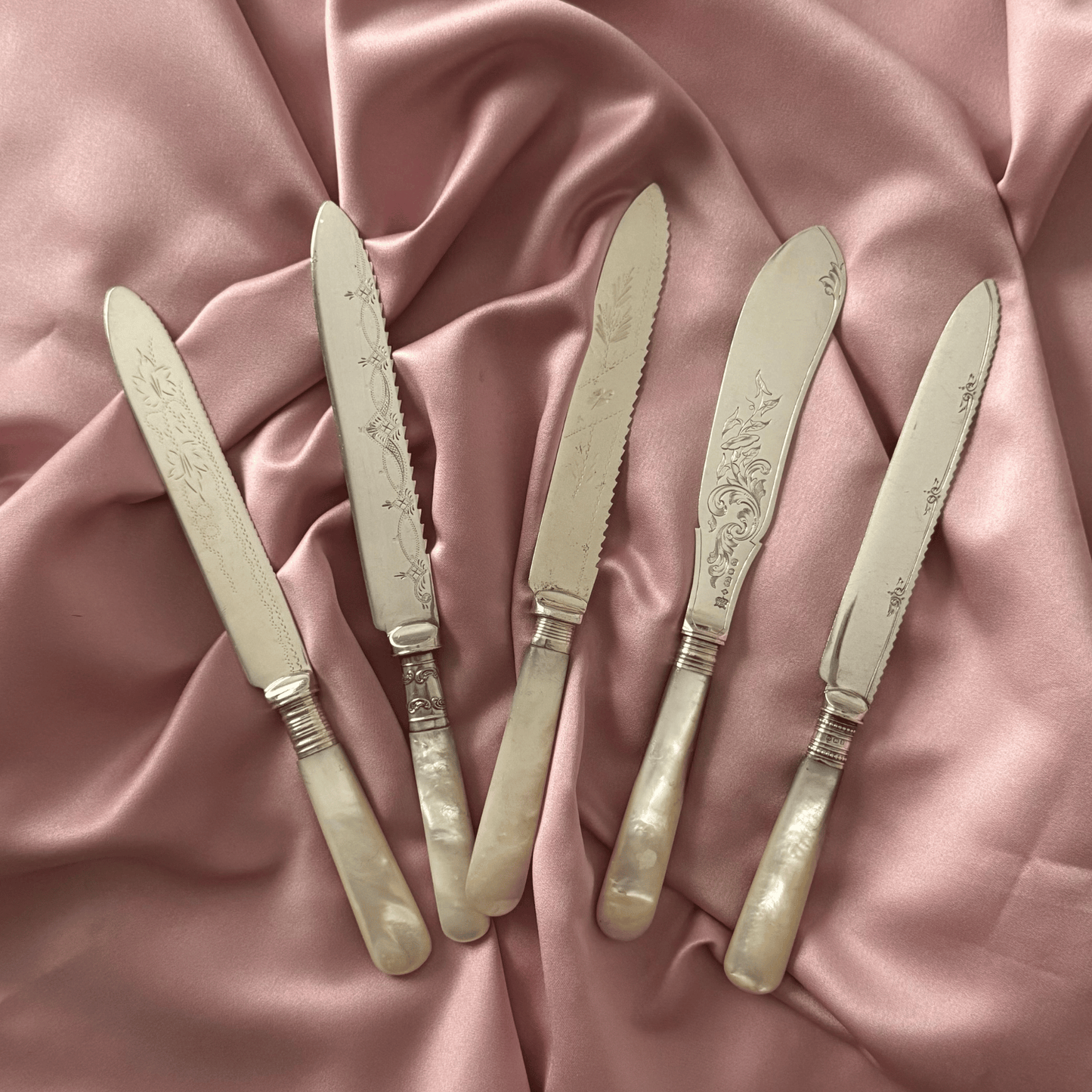 Personalised Vintage Mother Of Pearl Cake Knife