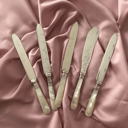 Personalised Vintage Mother Of Pearl Cake Knife