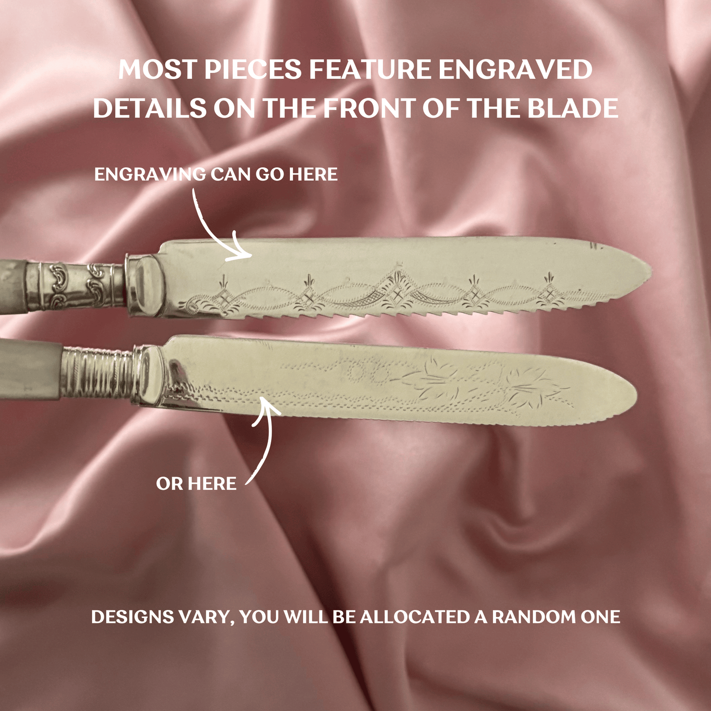 Personalised Vintage Mother Of Pearl Cake Knife