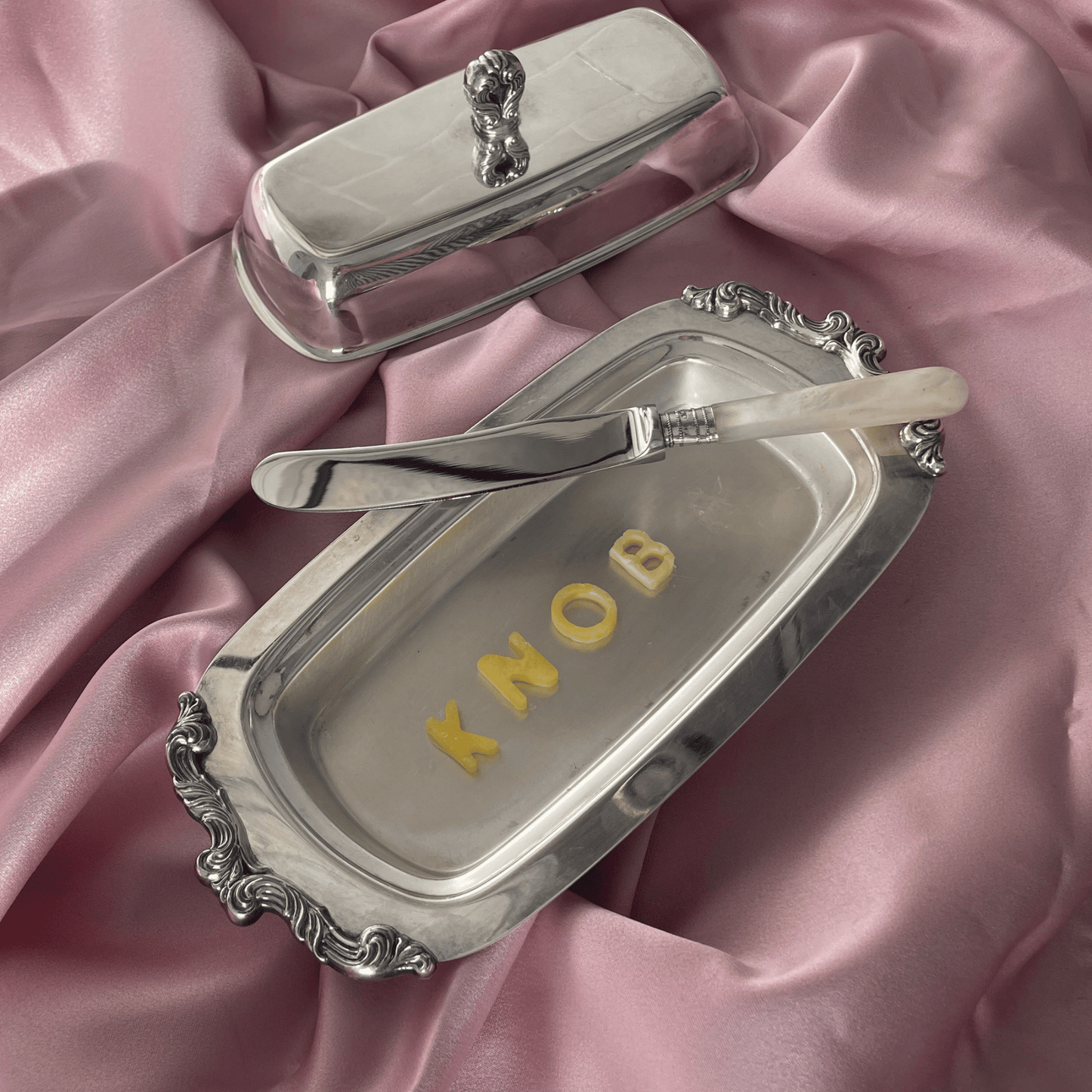 Personalised Mother Of Pearl Butter Knife