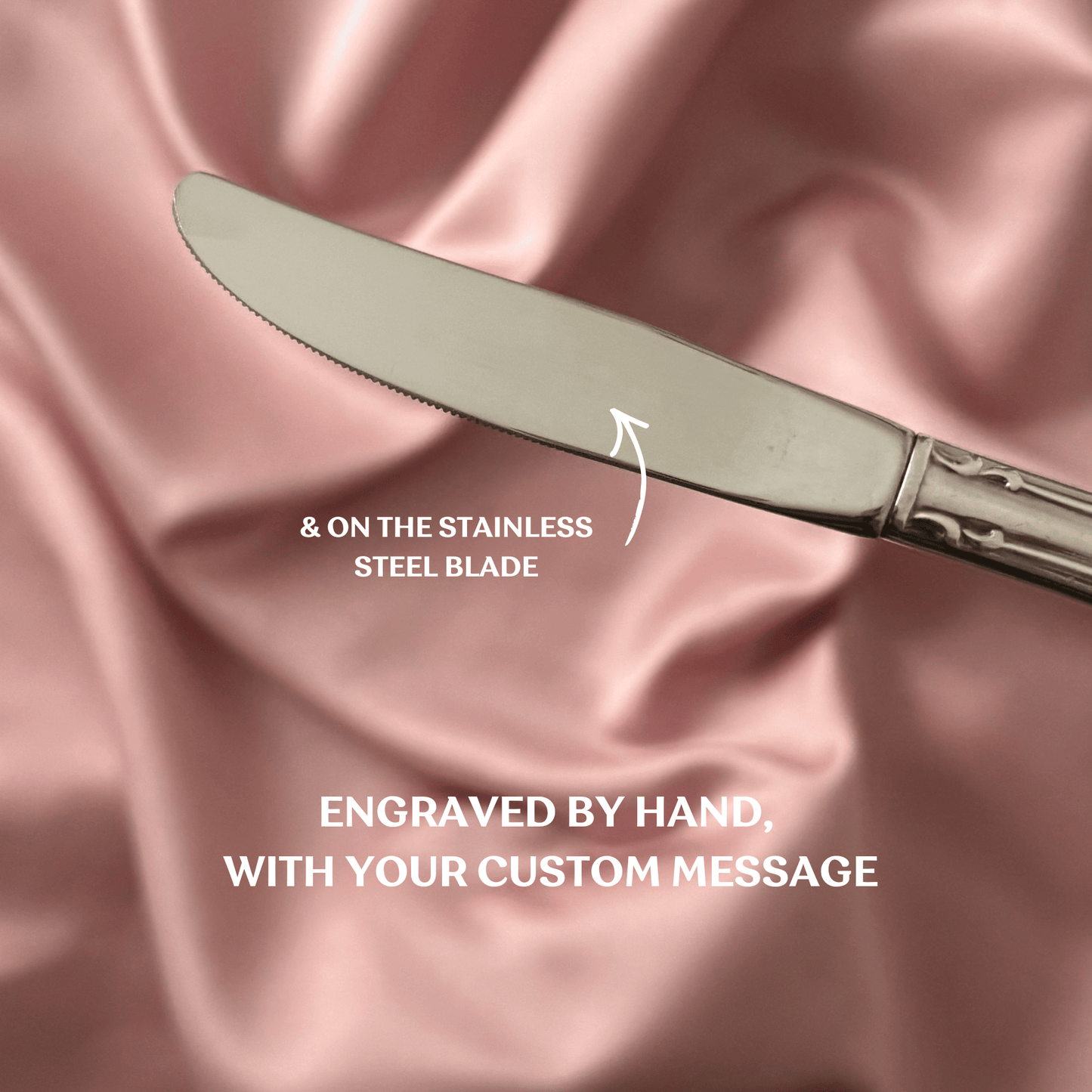Set of 2 Personalised Vintage Fork & Matching Knife